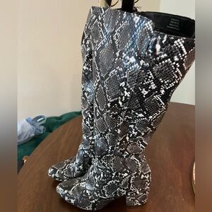 Women’s snake skin boots